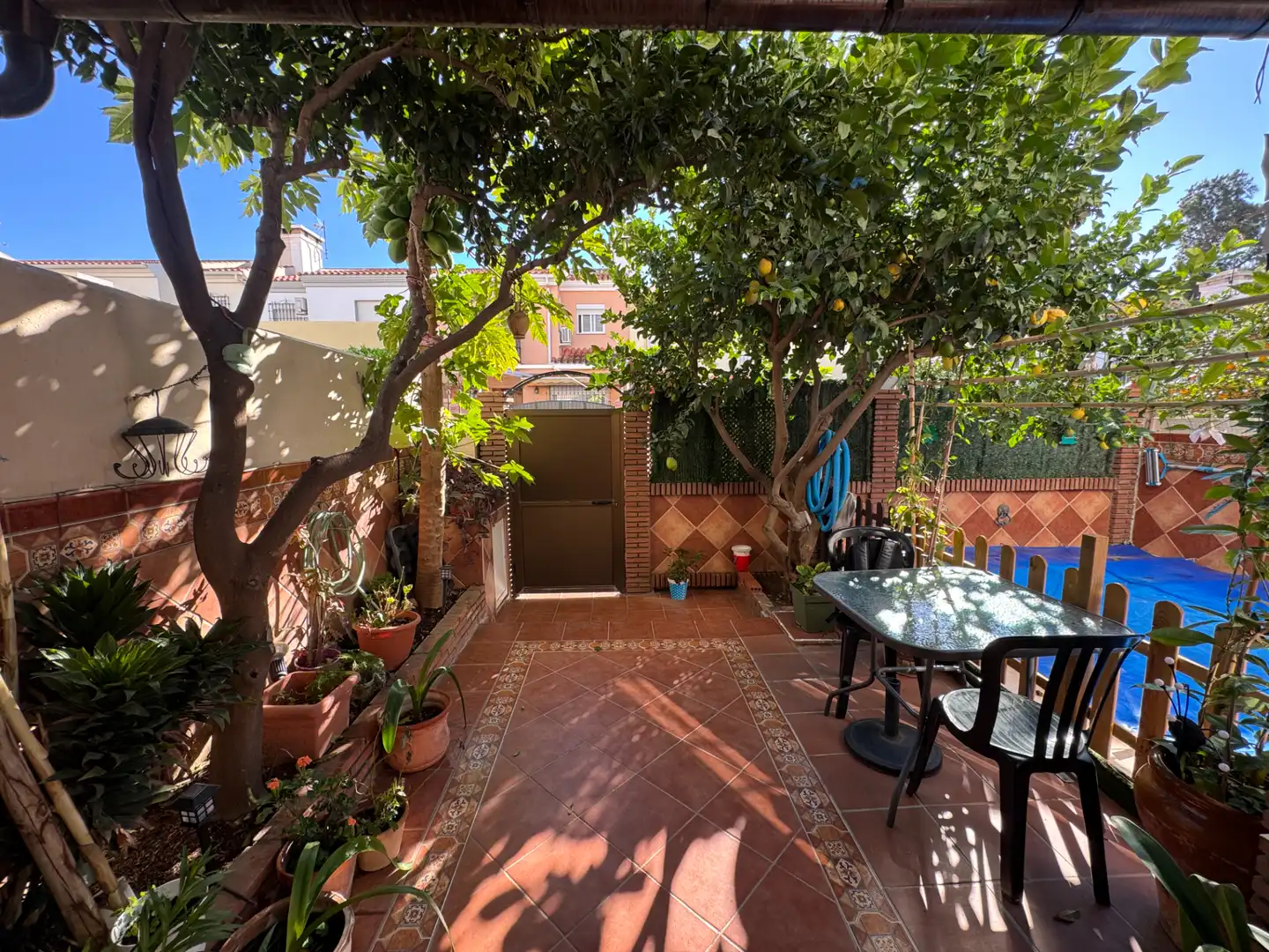 Jardí de Casa adosada en venda en Mijas amb Aire condicionat, Calefacció i Jardí privat