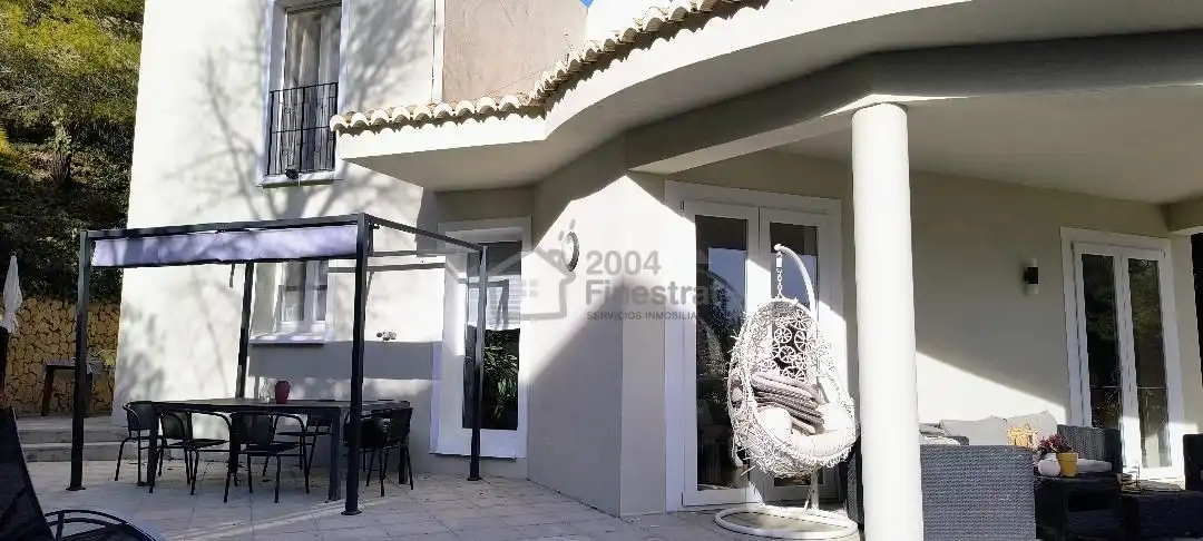 Terraza de Casa o chalet en venta en Callosa d'en Sarrià con Aire acondicionado, Jardín privado y Terraza