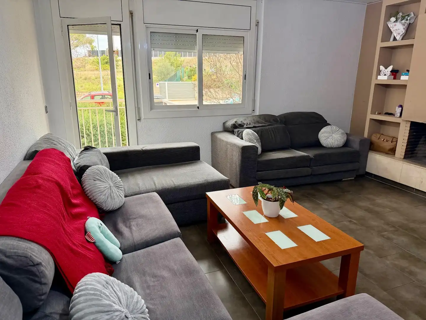 Sala de estar de Piso en venta en Mataró con Balcón