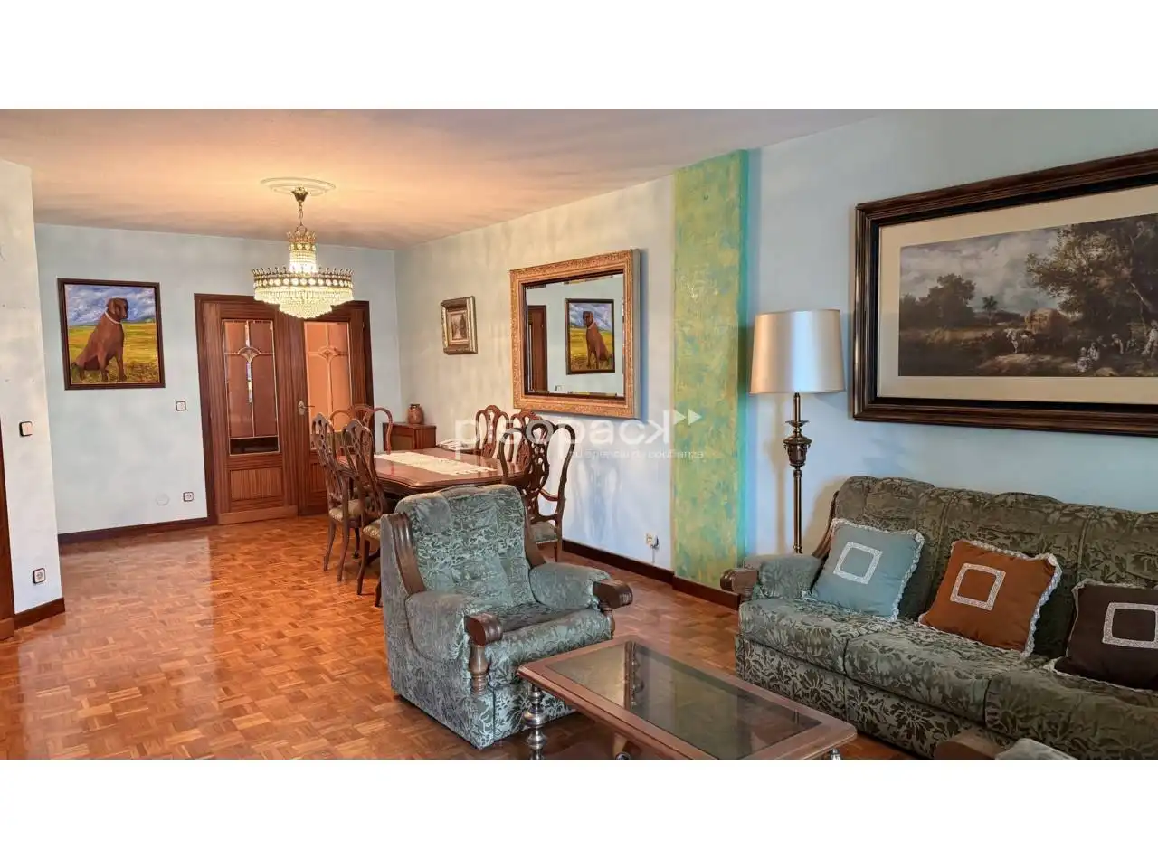 Living room of Flat for sale in  Pamplona / Iruña  with Heating, Terrace and Storage room