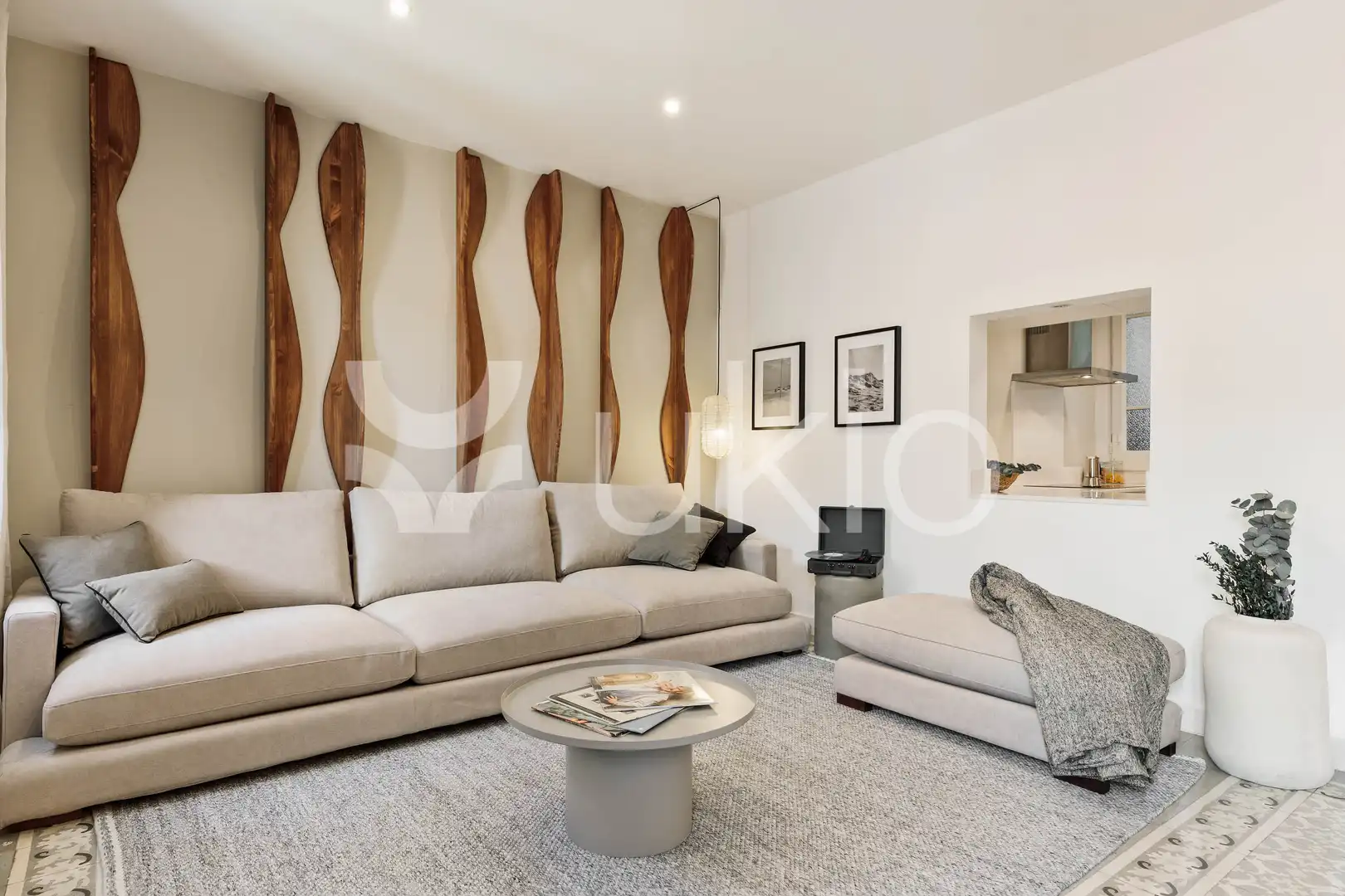 Sala d'estar de Apartament de lloguer en Barcelona amb Aire condicionat, Calefacció i Moblat