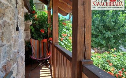 Terrassa de Finca rústica en venda en Navacerrada amb Calefacció, Jardí privat i Terrassa