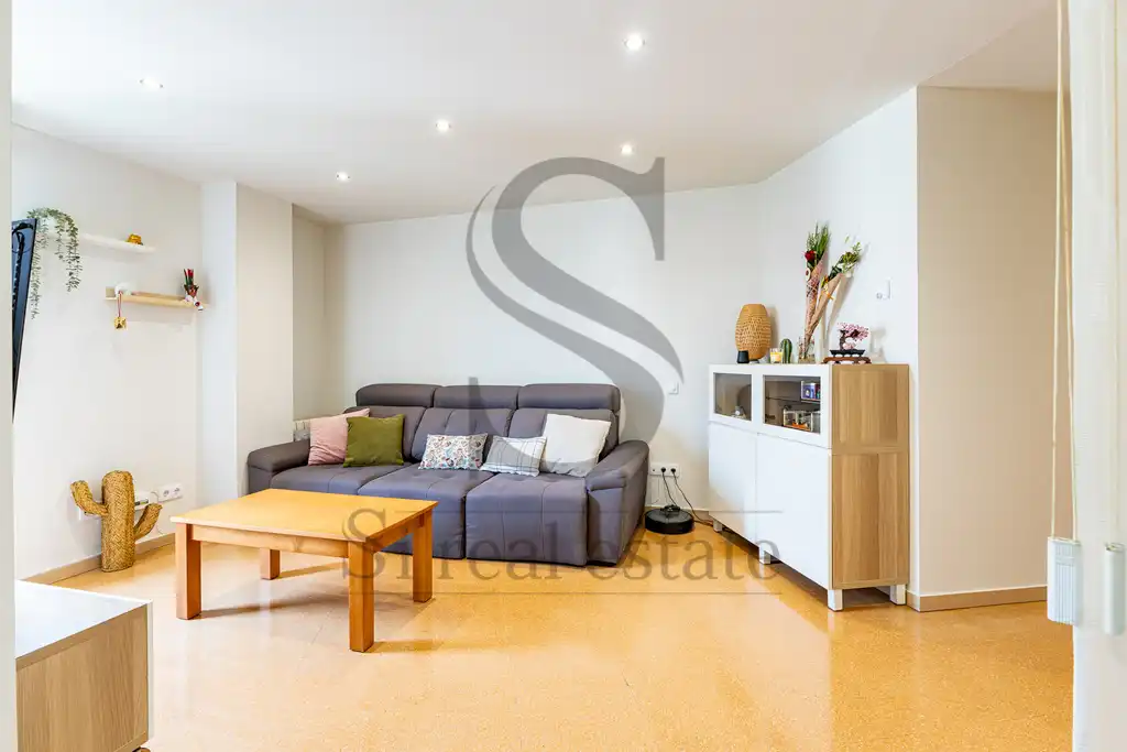 Sala de estar de Piso en venta en Barcelona con Aire acondicionado, Calefacción y Terraza