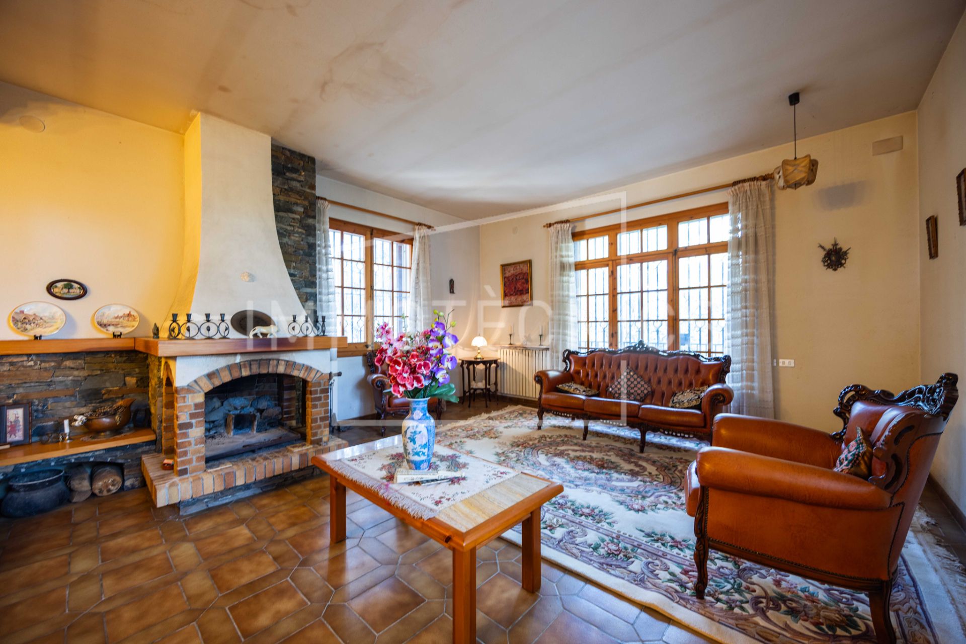 Living room of House or chalet for sale in La Roca del Vallès  with Heating, Private garden and Terrace