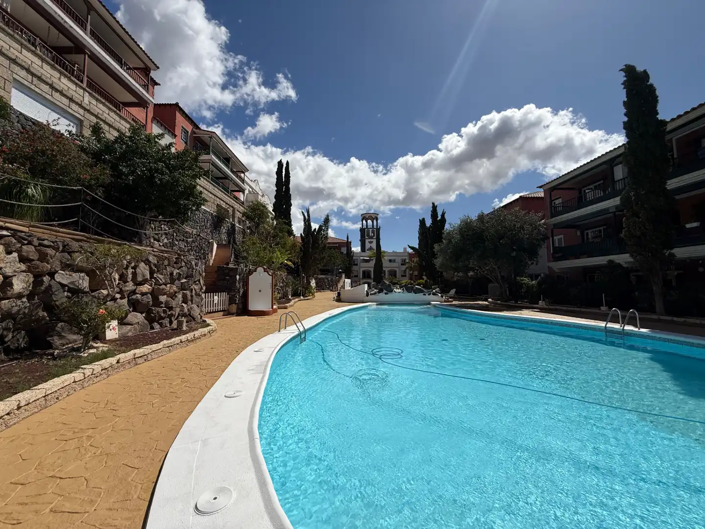 Piscina de Piso en venta en San Miguel de Abona con Terraza, Trastero y Amueblado
