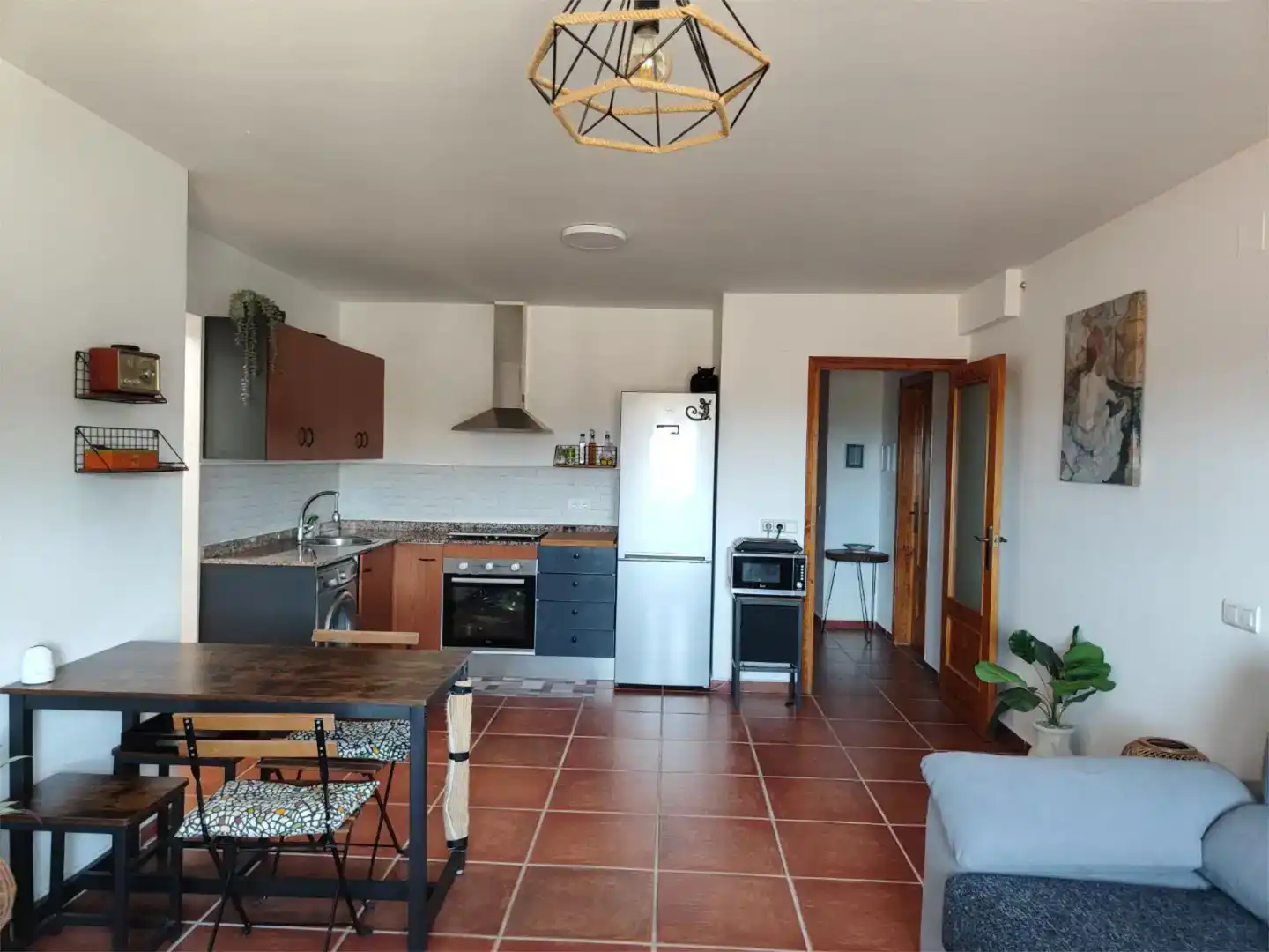 Cocina de Piso en venta en Corbera d'Ebre con Horno, Lavadora y Microondas