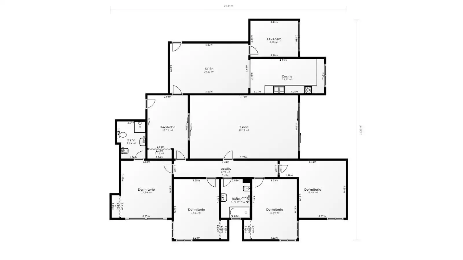 Wohnung mit Aufzug zum Verkauf in Avenida de Andalucía, imagen 44