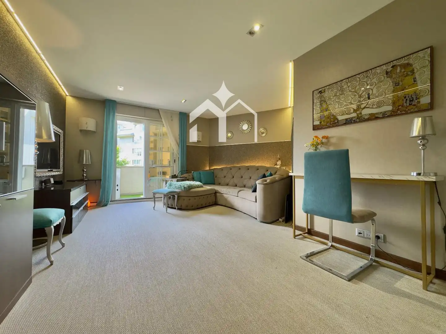 Sala d'estar de Apartament en venda en Pontevedra Capital  amb Aire condicionat, Calefacció i Terrassa