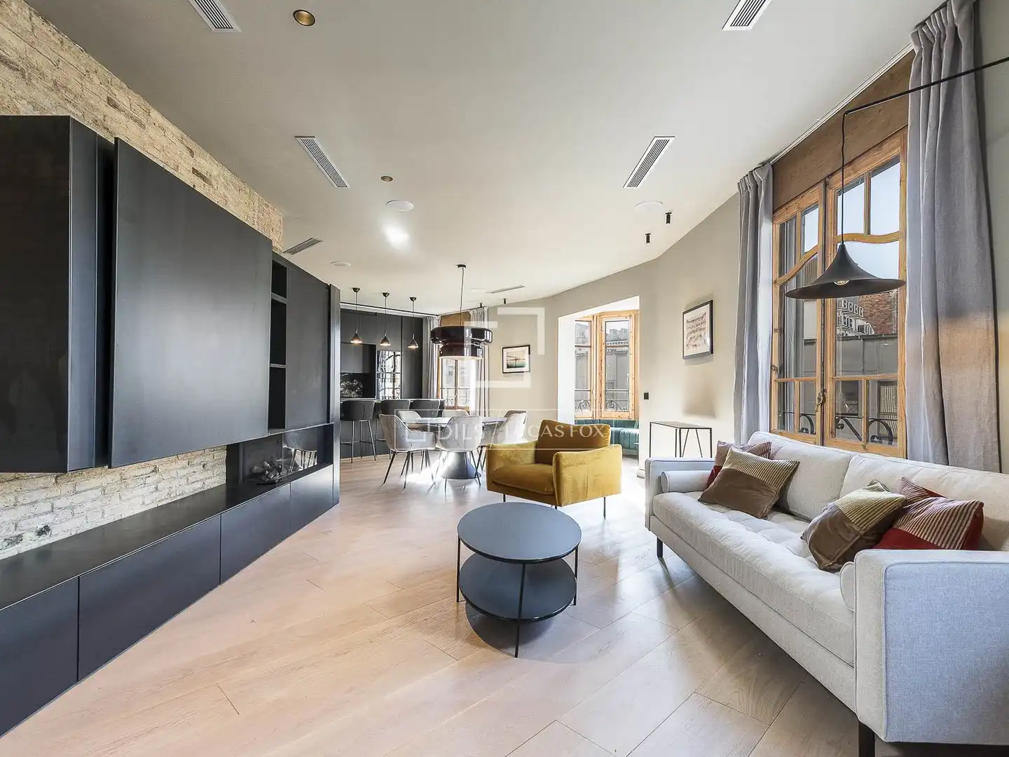 Living room of Flat for rent in Eixample