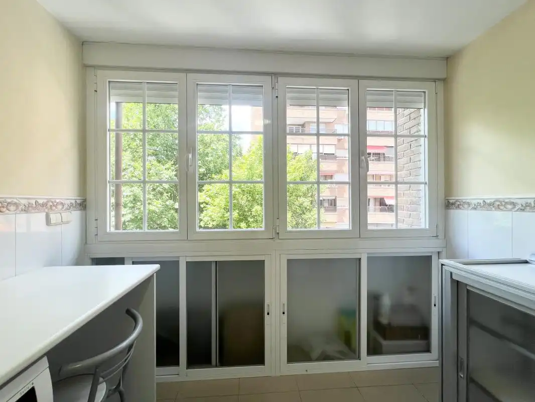 Balcony of Flat for rent in Madrid  with Air Conditioner, Heating and Swimming Pool