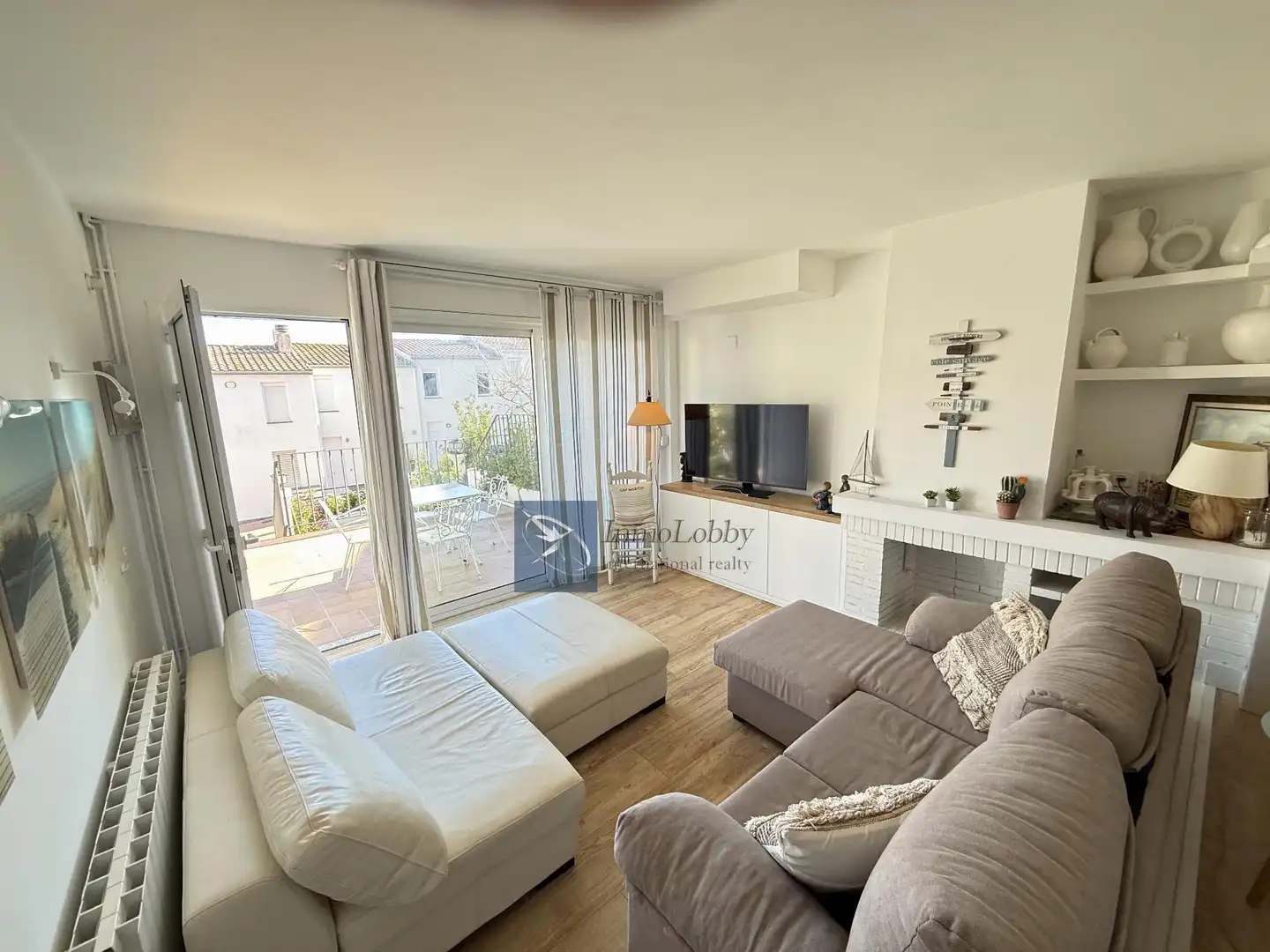 Sala d'estar de Casa o xalet de lloguer en Sant Feliu de Guíxols amb Aire condicionat, Calefacció i Terrassa