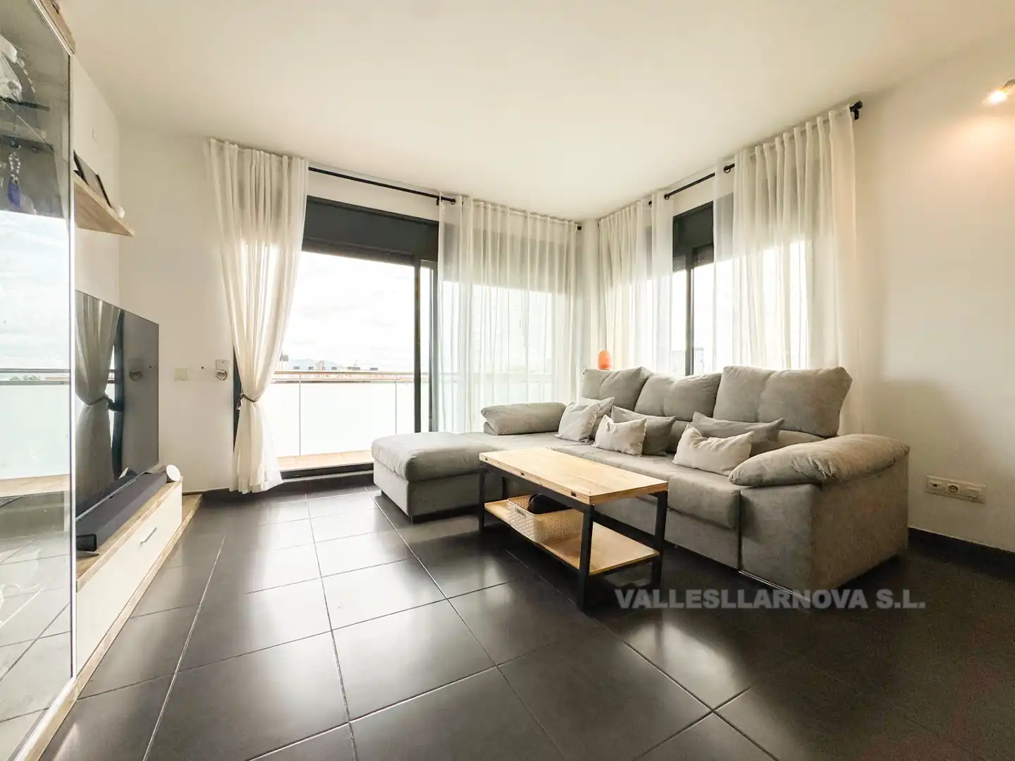 Sala de estar de Piso en venta en Parets del Vallès con Calefacción, Terraza y Trastero
