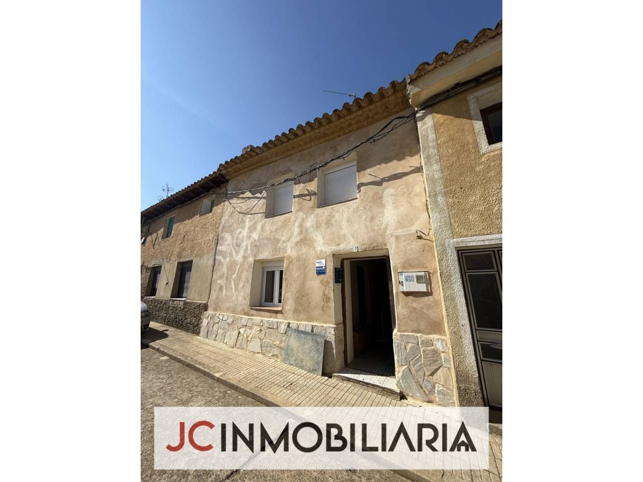 Vista exterior de Casa o xalet en venda en Villacid de Campos amb Jardí privat i Moblat