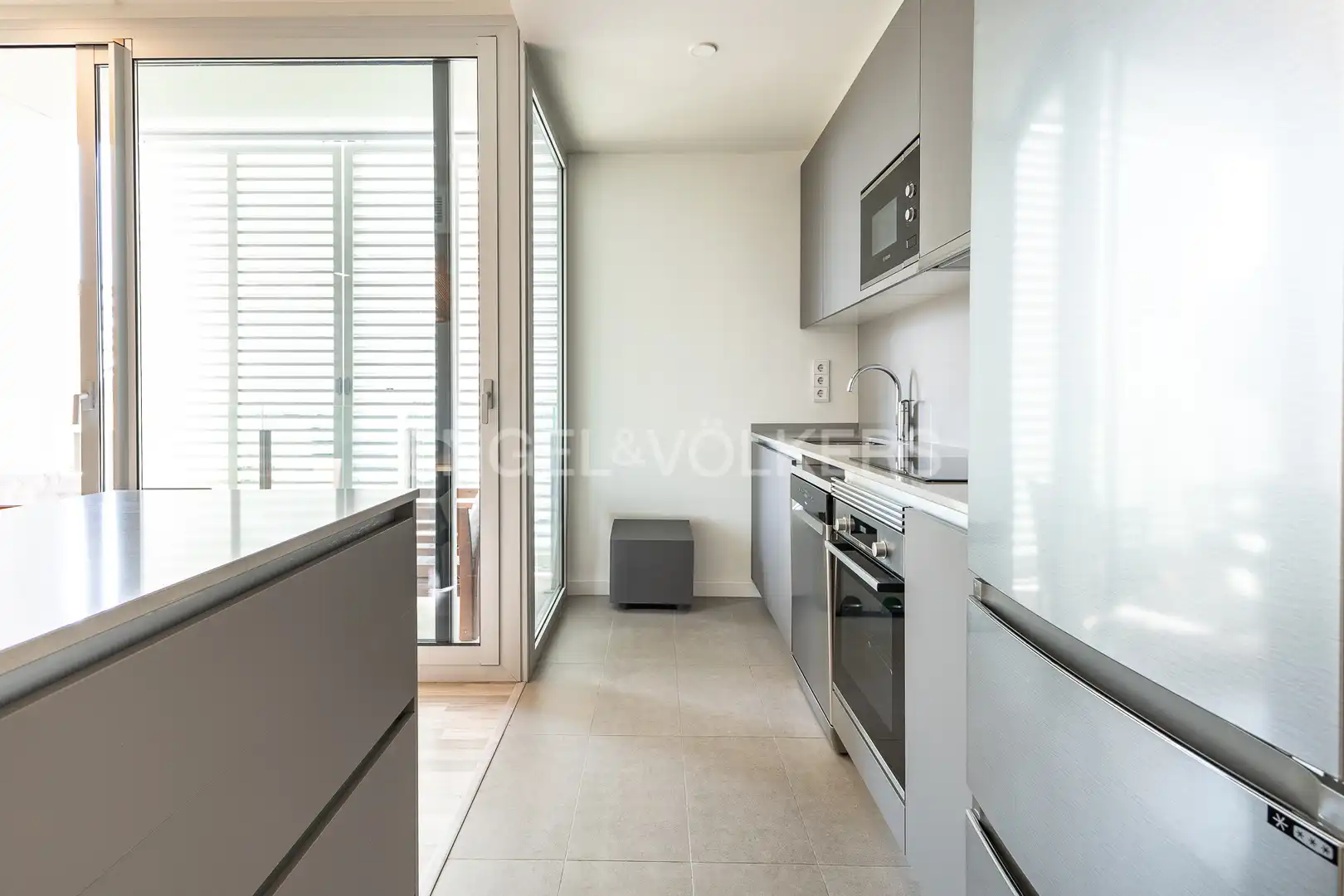 Kitchen of Flat for sale in Sant Adrià de Besòs  with Air Conditioner, Heating and Parquet flooring