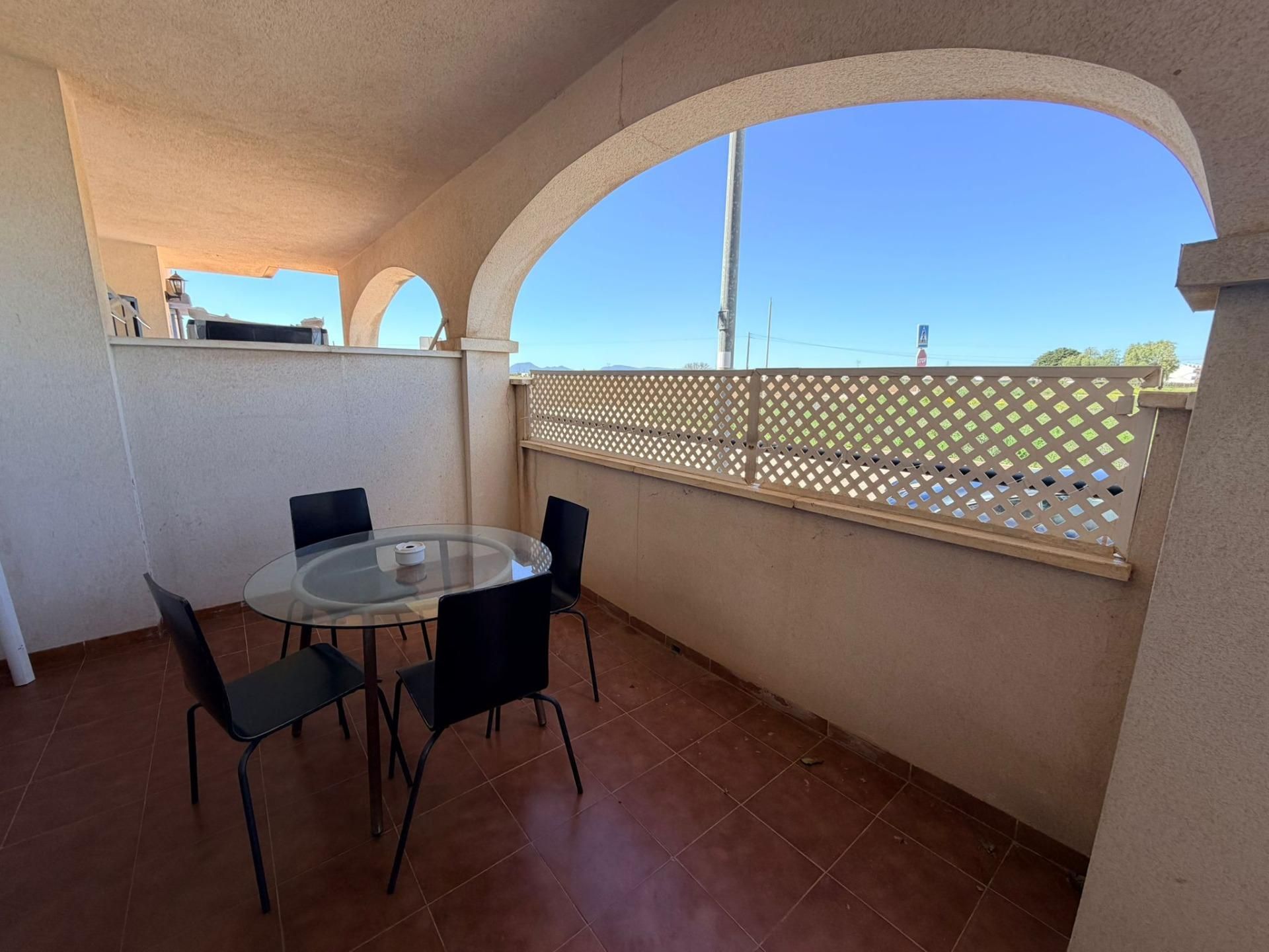 Terrassa de Planta baixa en venda en Cartagena amb Aire condicionat, Moblat i Piscina comunitària