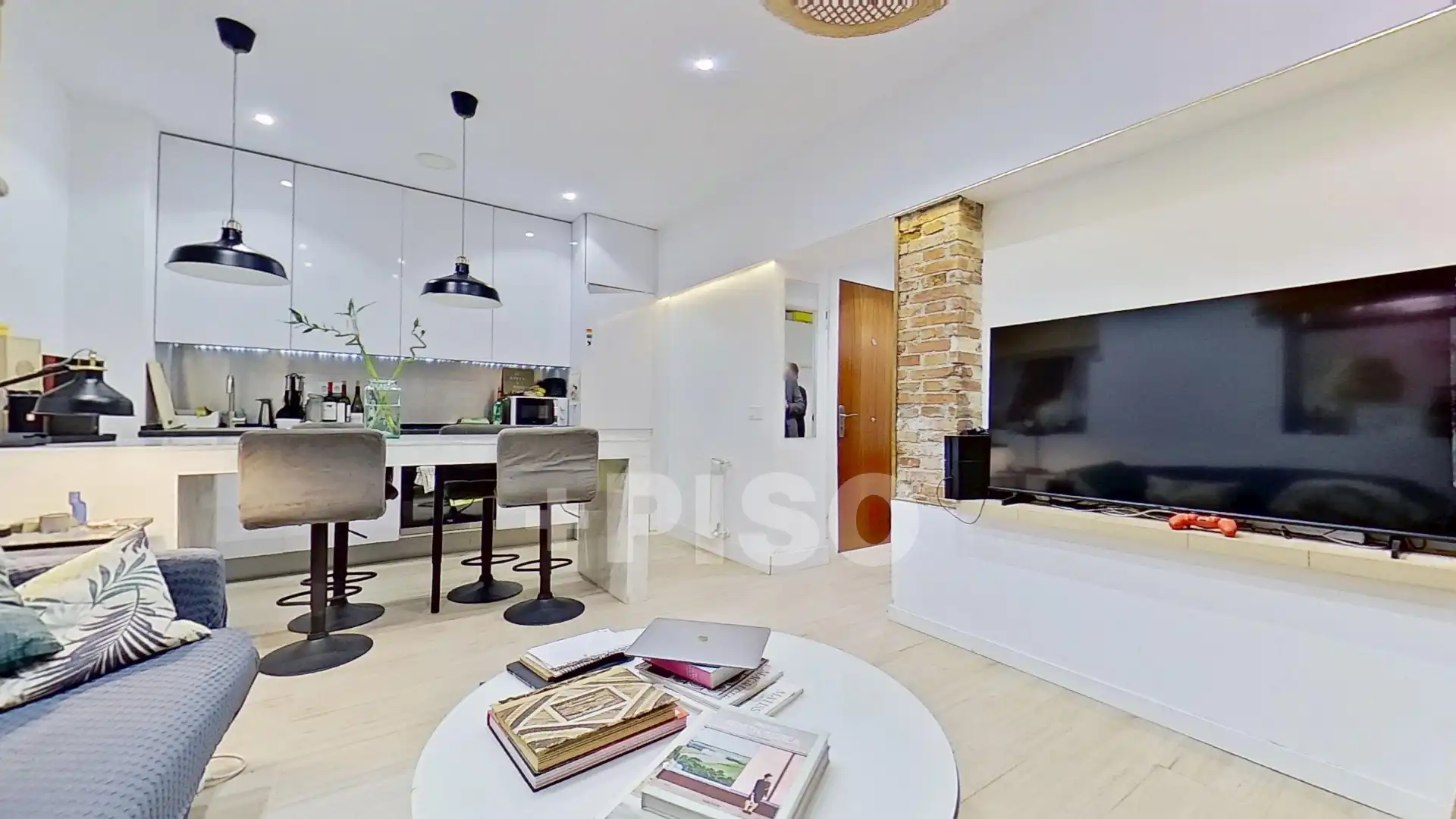 Wohnzimmer von Wohnung zum Verkauf in Madrid mit Klimaanlage, Heizung und Parkett