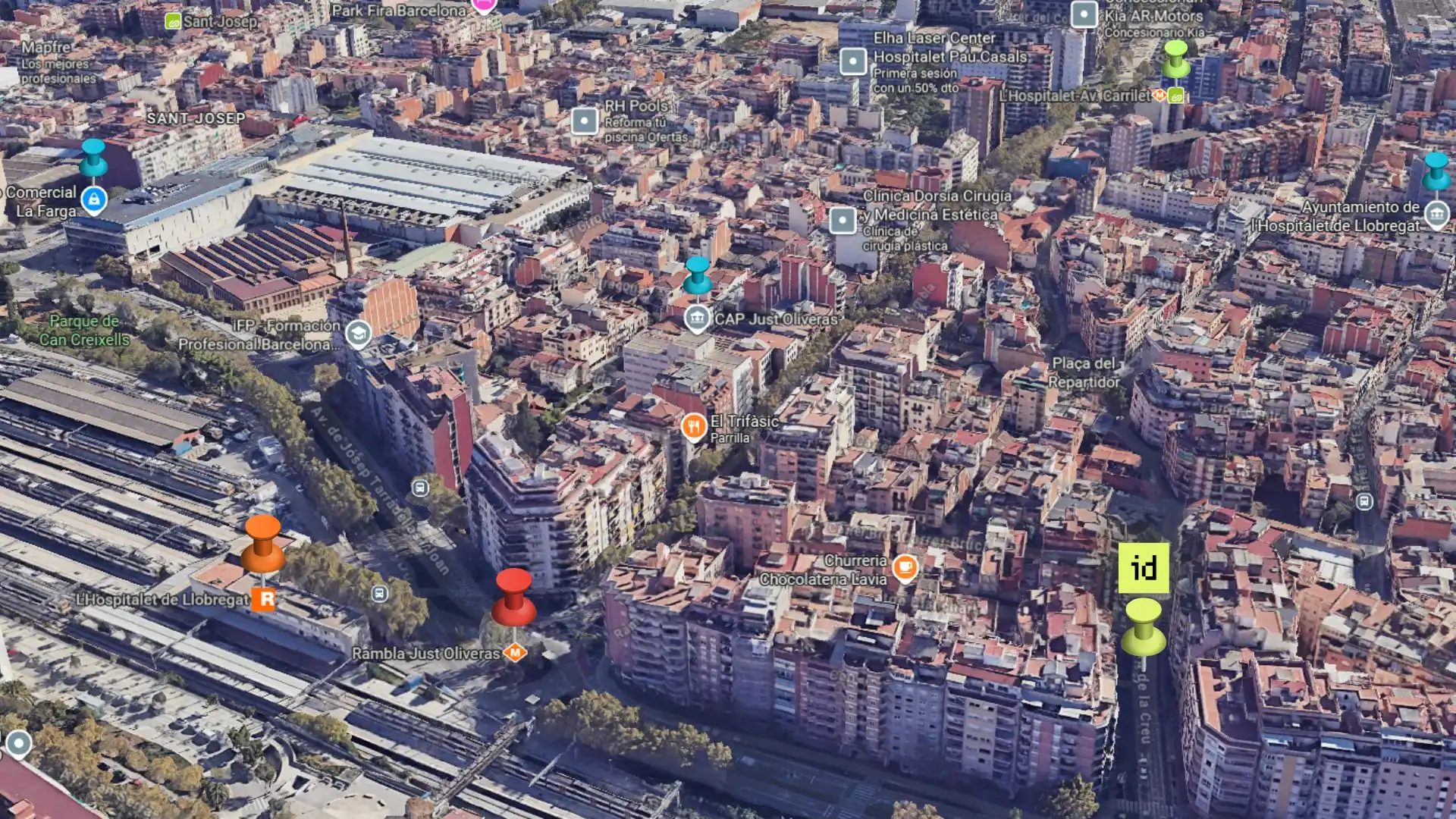 Vista exterior de Piso en venta en L'Hospitalet de Llobregat con Aire acondicionado