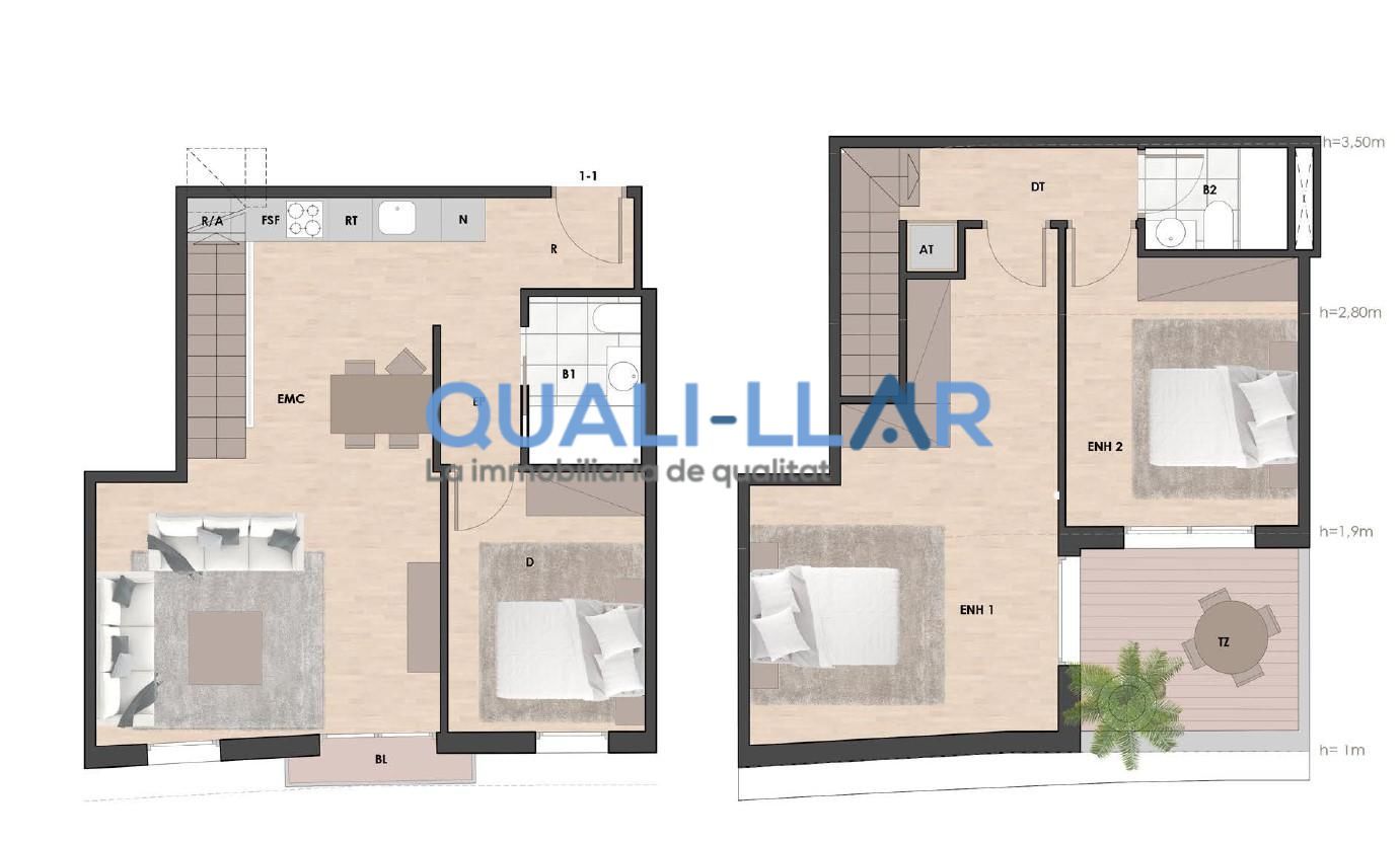 Duplex to rent in Carrer d'Eugeni d'Ors, Centre - Can Nadal