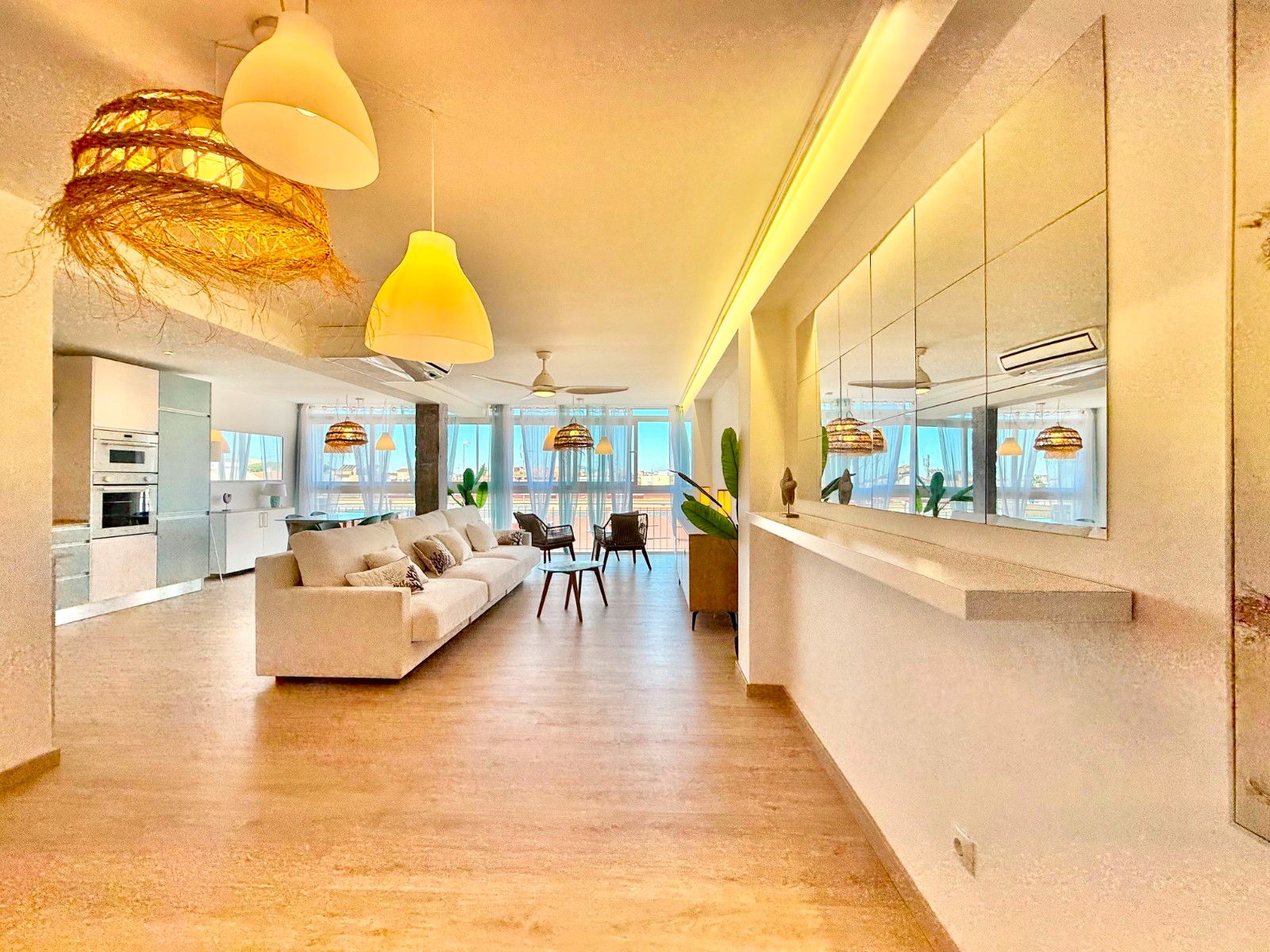 Living room of Flat for sale in San Pedro del Pinatar  with Air Conditioner, Terrace and Furnished