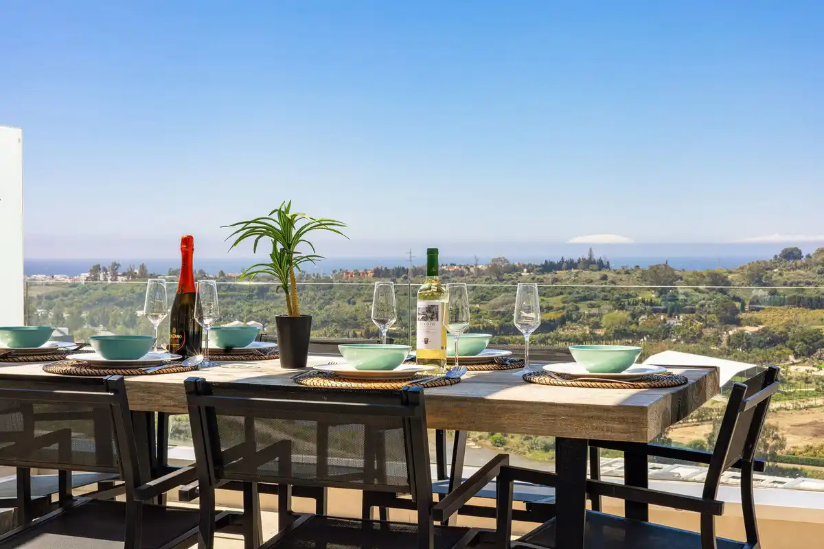 Terrace of Attic for sale in Estepona  with Air Conditioner, Terrace and Swimming Pool
