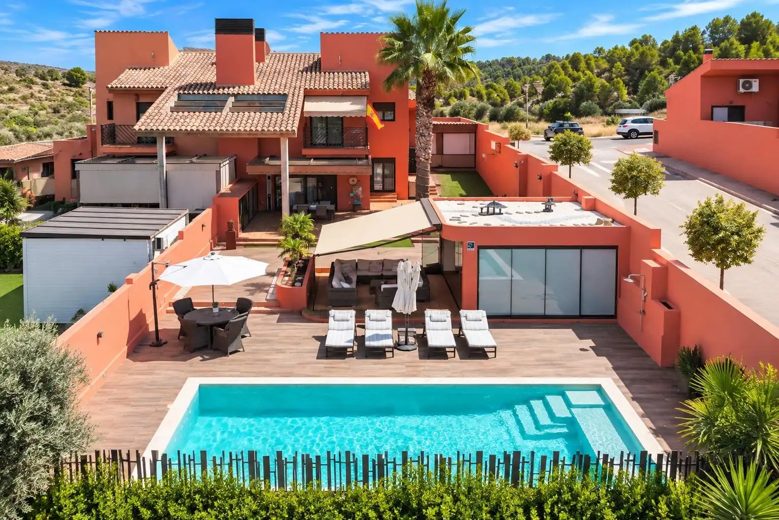 Terrace of Detached homes for sale in Caravaca de la Cruz