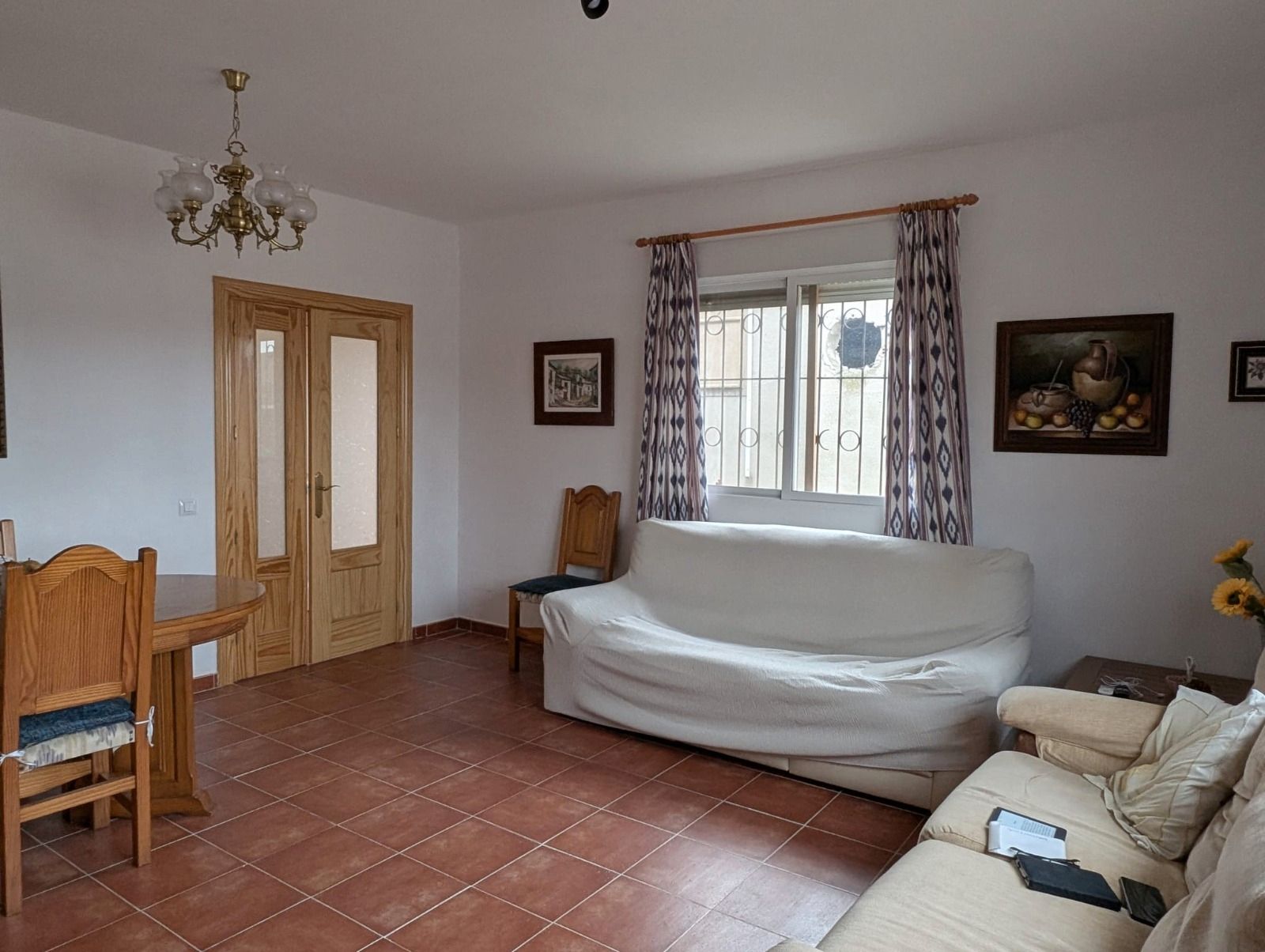 Sala d'estar de Casa o xalet en venda en La Mata amb Jardí privat i Alarma