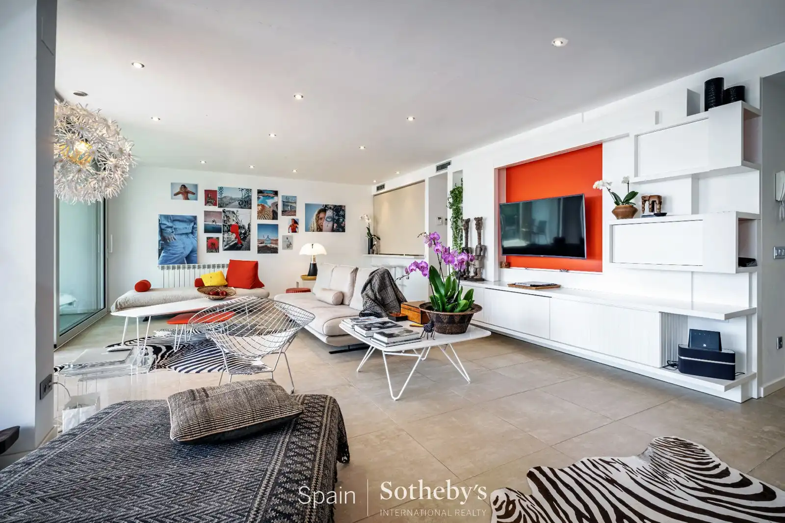 Sala de estar de Apartamento en venta en Roses con Aire acondicionado, Calefacción y Terraza
