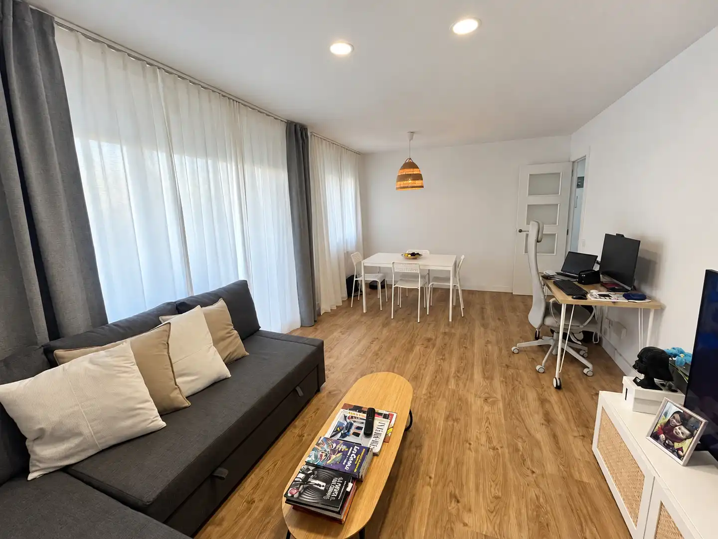 Sala d'estar de Pis en venda en Centre