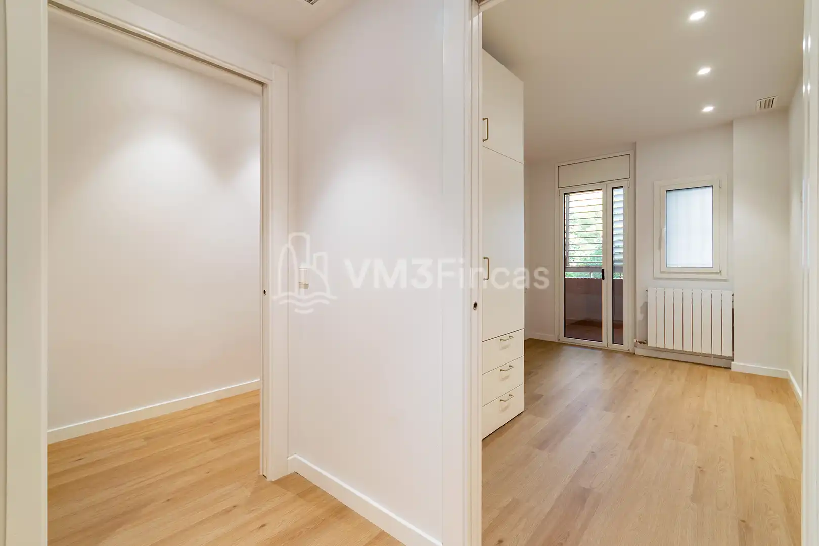 Schlafzimmer von Wohnung zur Miete in Barcelona mit Klimaanlage, Heizung und Terrasse
