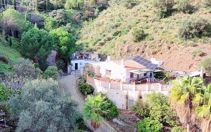 Vista exterior de Casa o xalet en venda en Sayalonga amb Jardí privat, Terrassa i Piscina