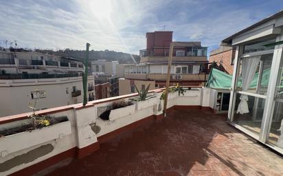 Terrace of Attic for sale in  Barcelona Capital  with Air Conditioner, Heating and Parquet flooring