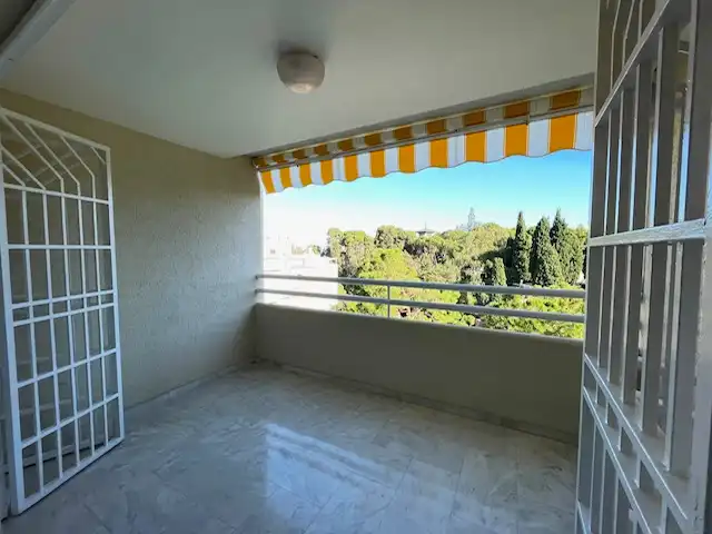 Terraza de Piso de alquiler en Málaga con Terraza, Trastero y Horno