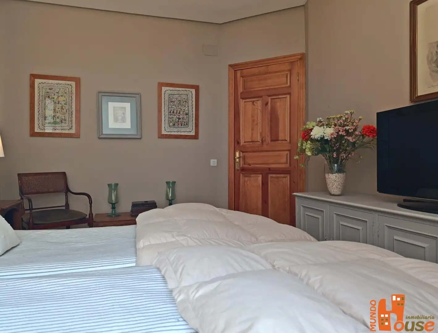 Schlafzimmer von Wohnung zum Verkauf in Real Sitio de San Ildefonso mit Heizung und Balkon