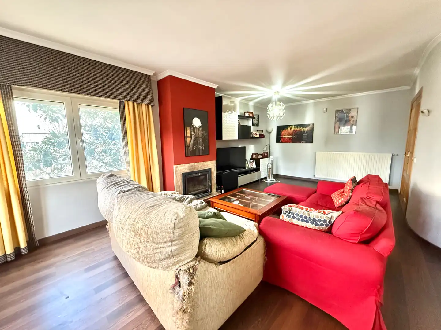 Sala de estar de Casa o chalet en venta en Galapagar con Calefacción, Jardín privado y Terraza