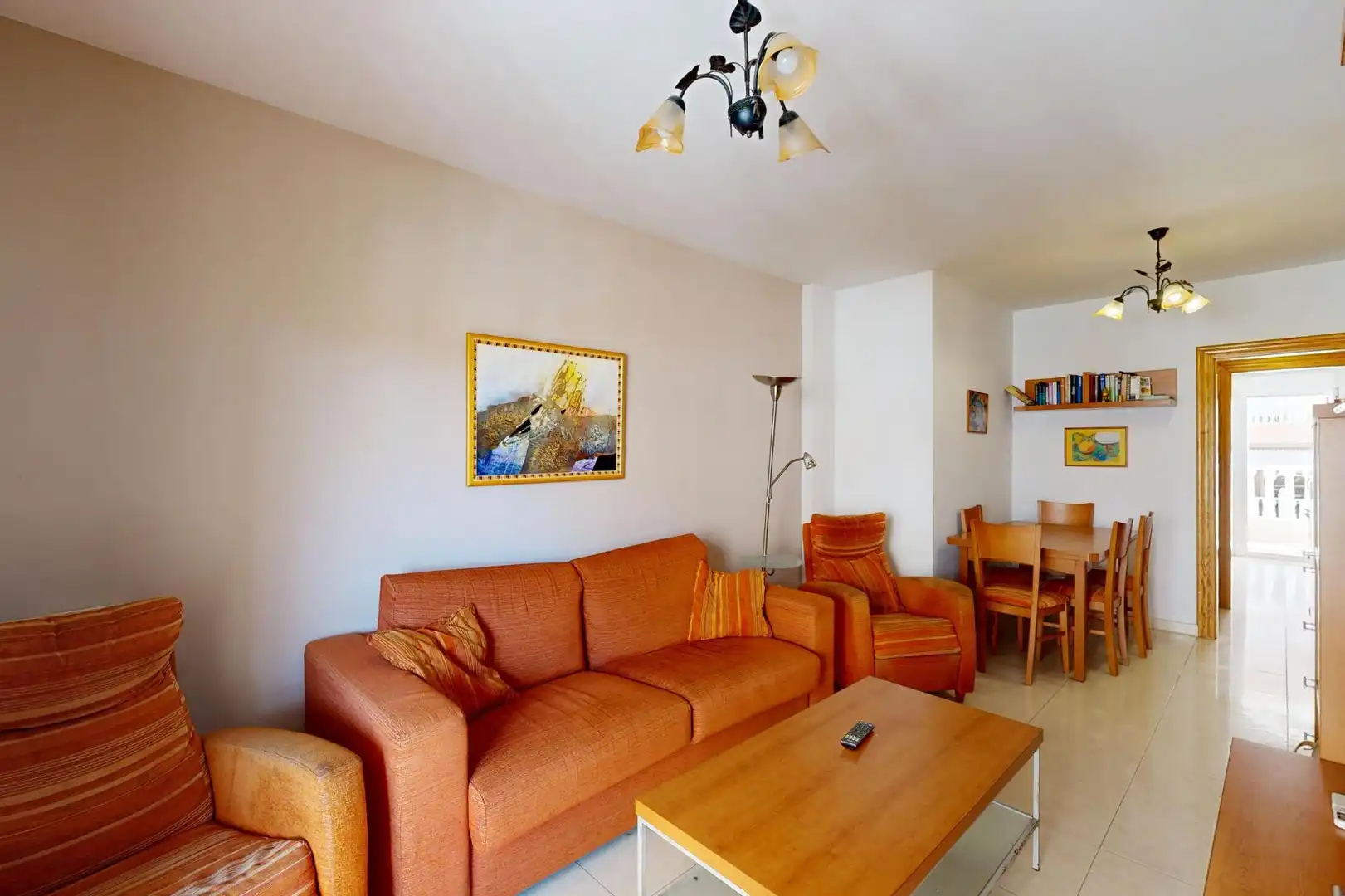 Sala d'estar de Pis en venda en La Manga del Mar Menor amb Aire condicionat, Calefacció i Terrassa