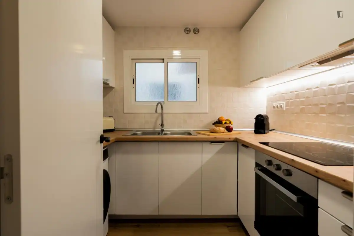 Cocina de Apartamento para compartir en Centre - Sant Oleguer