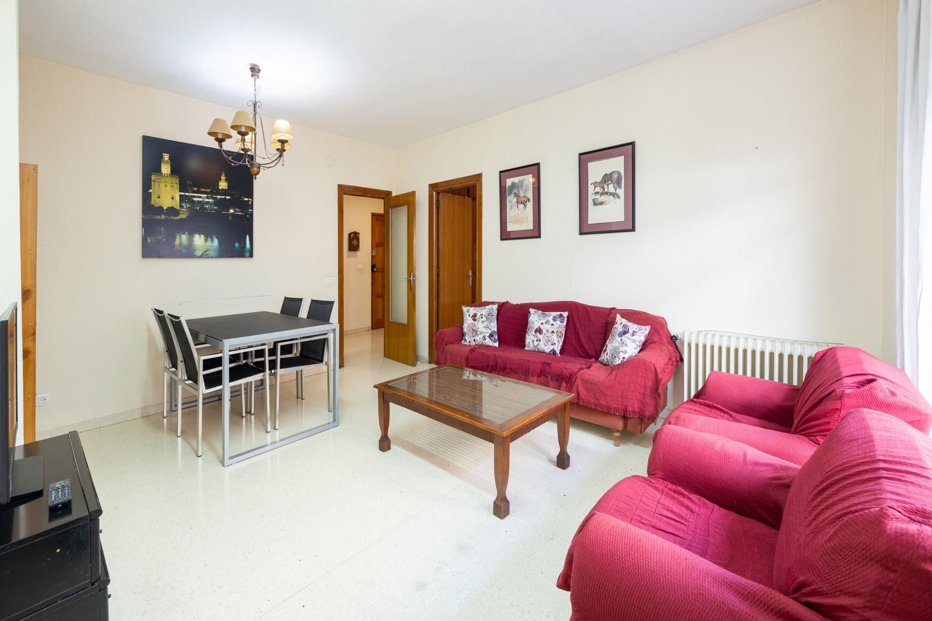 Living room of Flat for sale in  Granada Capital  with Heating and Terrace
