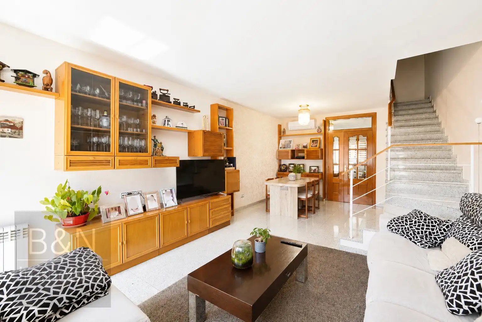 Sala de estar de Casa o chalet en venta en Terrassa con Aire acondicionado, Calefacción y Terraza