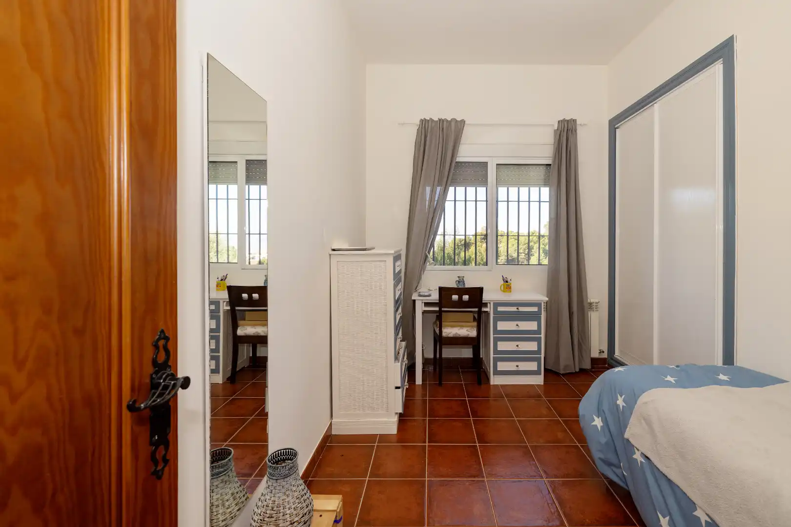 Habitación de Finca rústica en venta en Colmenar con Aire acondicionado, Calefacción y Jardín privado