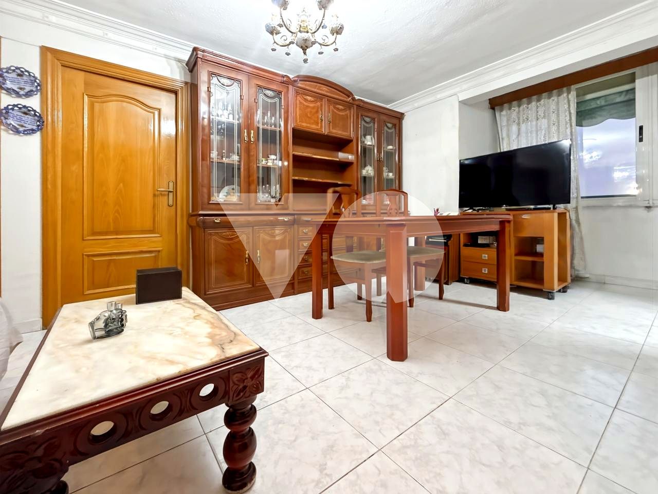 Dining room of Flat for sale in  Madrid Capital  with Heating