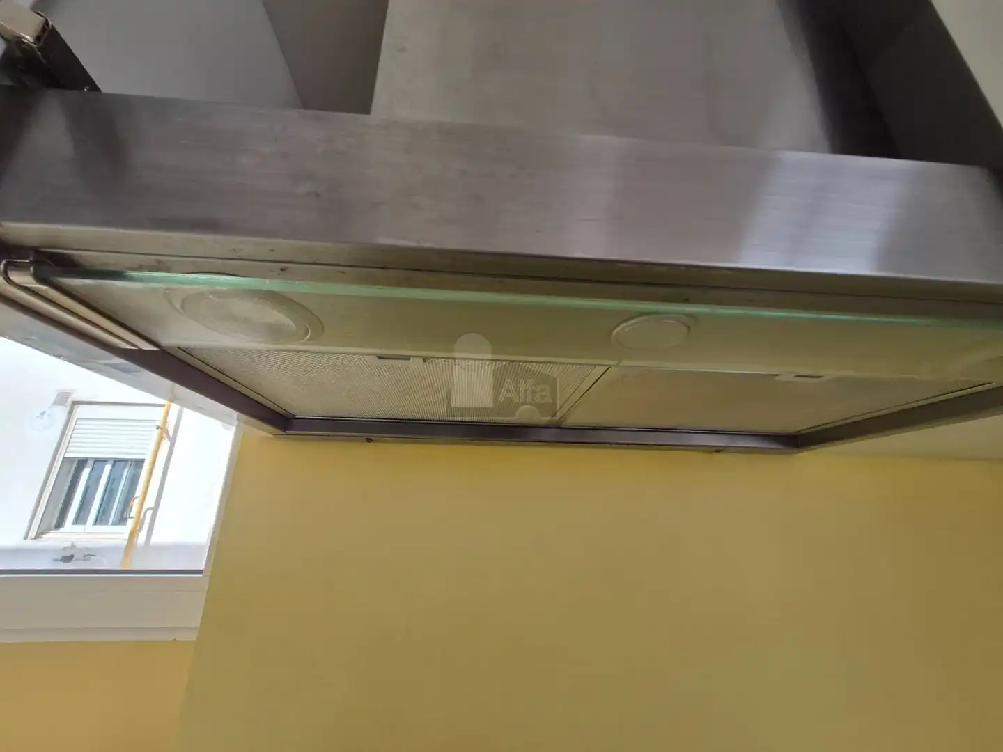 Kitchen of Attic for rent in Valencia  with Air Conditioner, Parquet flooring and Terrace