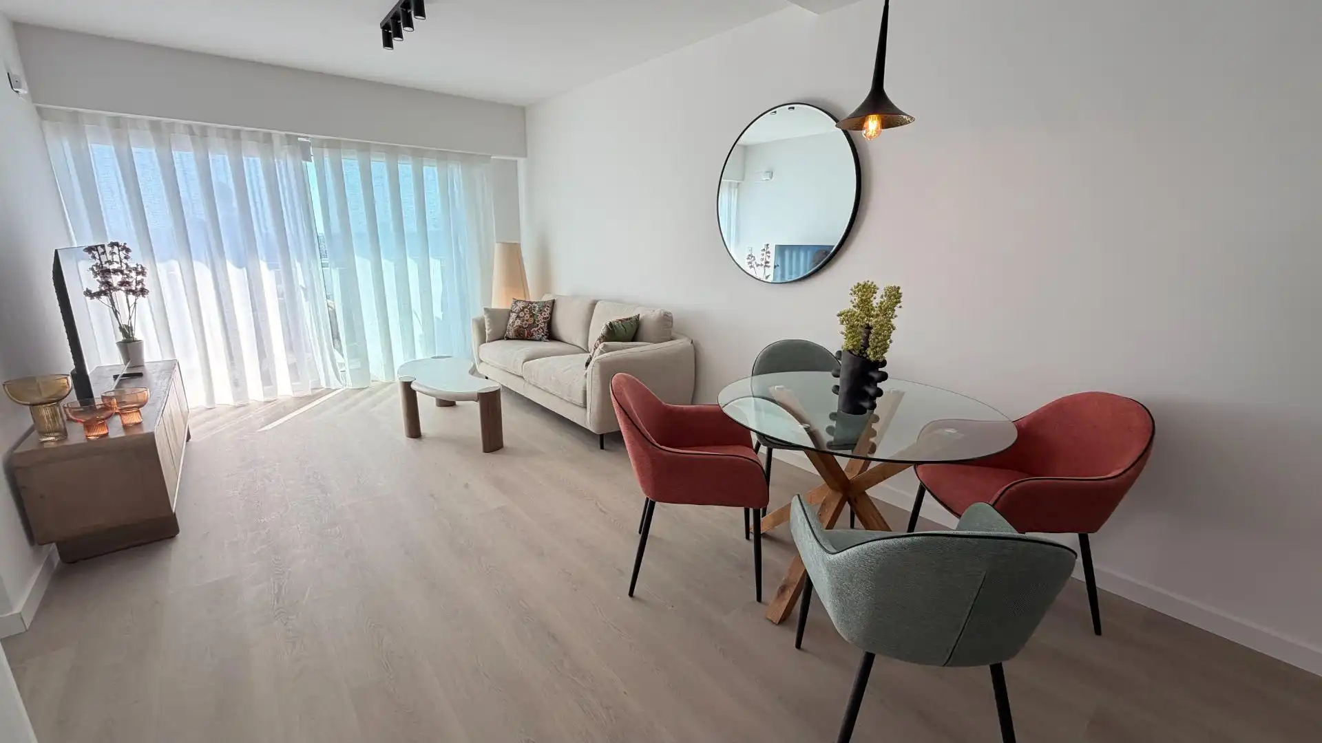 Living room of Flat for sale in Xeresa  with Heating, Terrace and Storage room