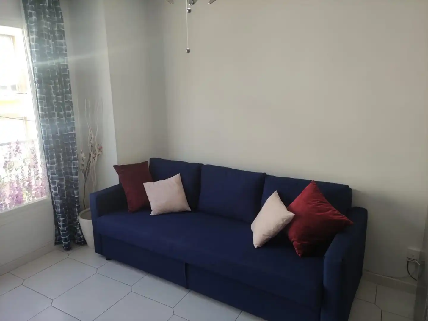 Sala de estar de Apartamento de alquiler en Sant Pere de Ribes con Amueblado, Microondas y TV