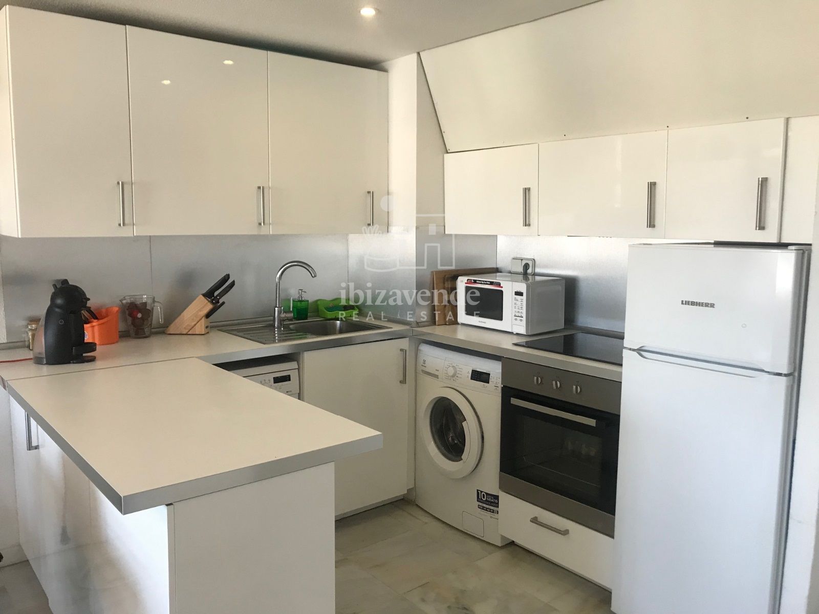 Kitchen of Flat for sale in Eivissa  with Air Conditioner, Heating and Swimming Pool