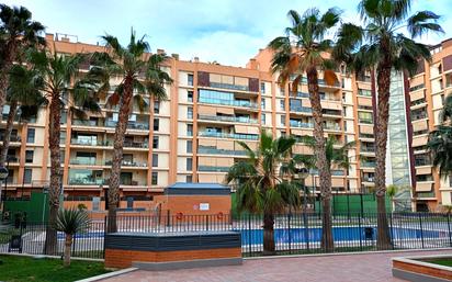 Exterior view of Planta baja for sale in Alicante / Alacant  with Air Conditioner and Terrace