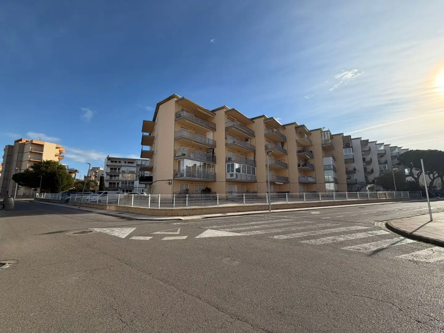 Exterior view of Apartments for sale in Roses  with Air Conditioner, Heating and Terrace