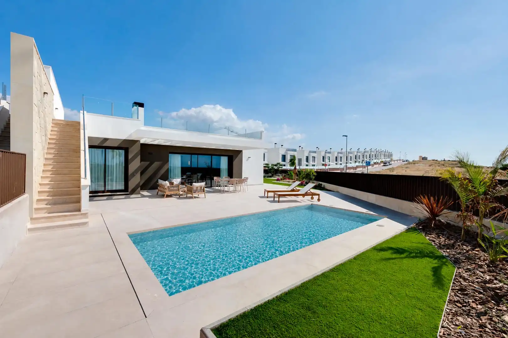 Swimming pool of Houses for sale in Bonalba - Cotoveta  