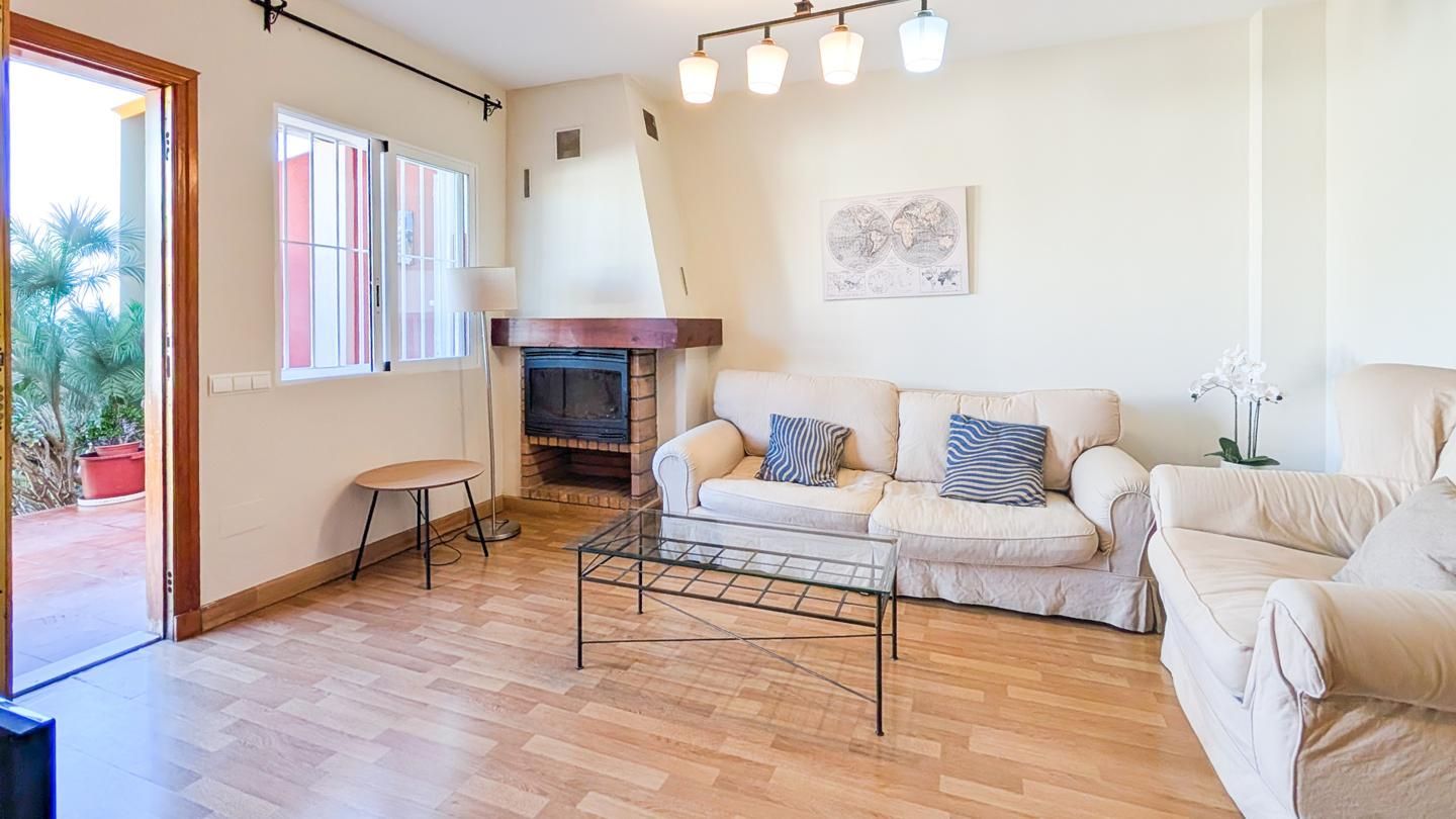 Sala de estar de Casa adosada en venta en Santa Pola con Aire acondicionado, Jardín privado y Terraza