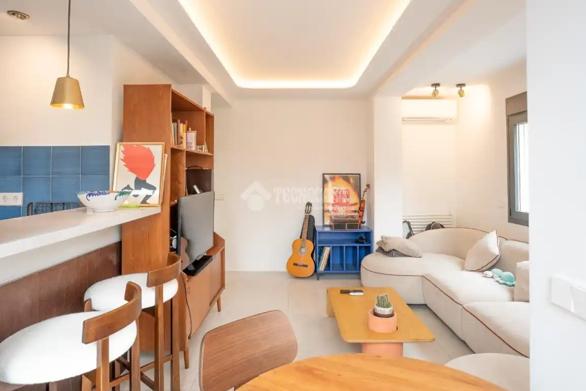 Living room of Flat for sale in Madrid  with Heating and Parquet flooring