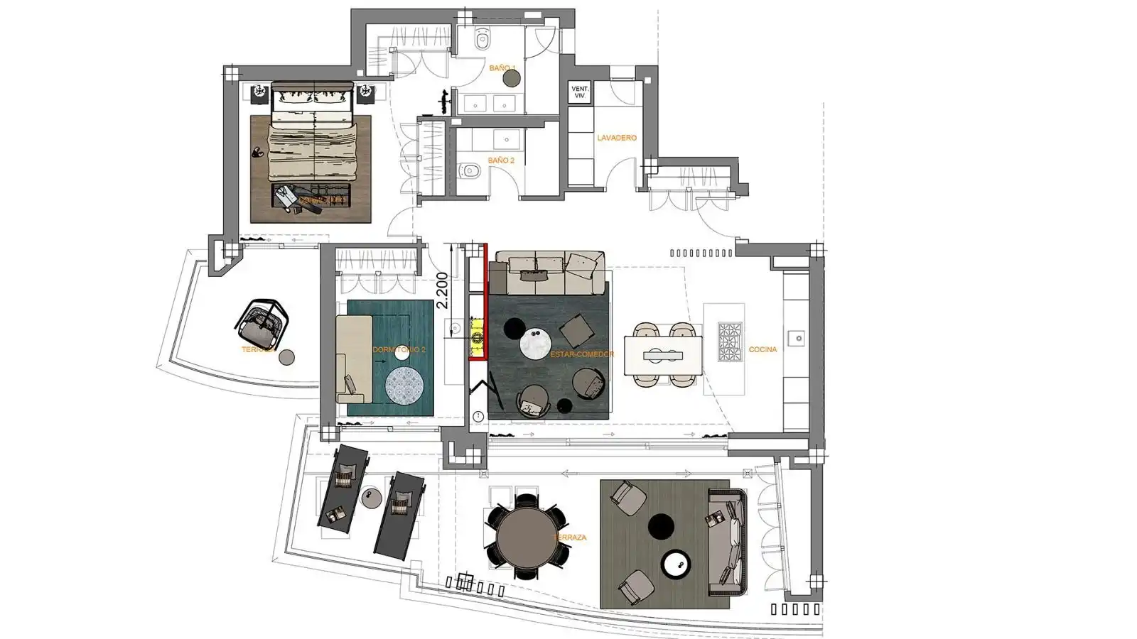 Ático con piscina en venta en Calle Pléyades 1B, imagen 47